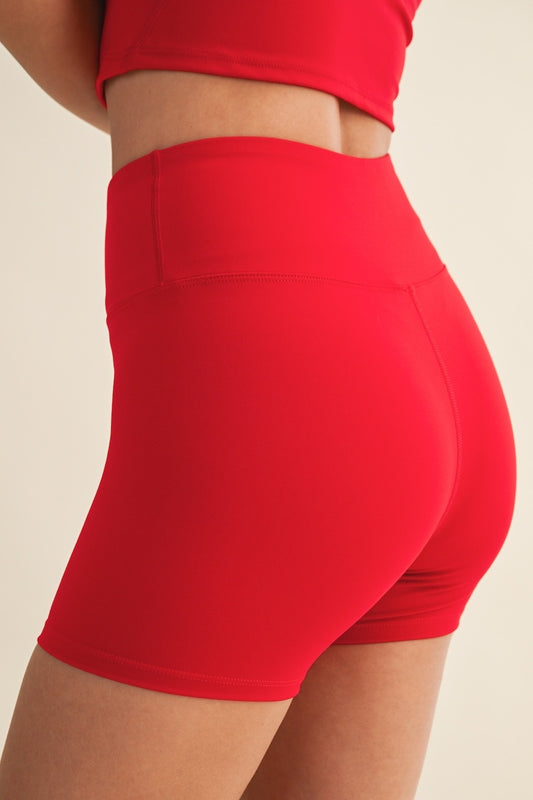 Power Play Shorts (Red)