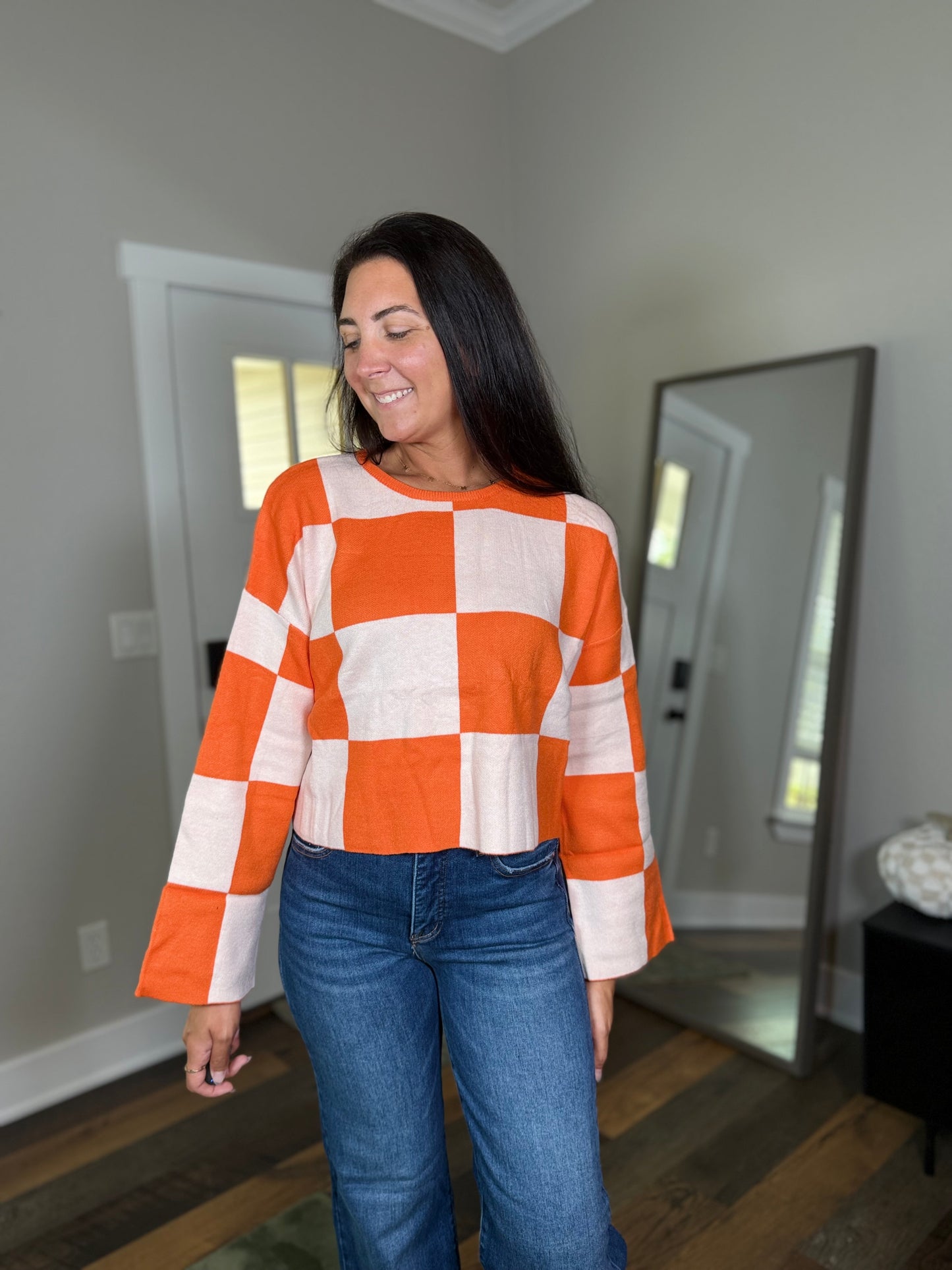 Check Yes Sweater ( 2 Colors)