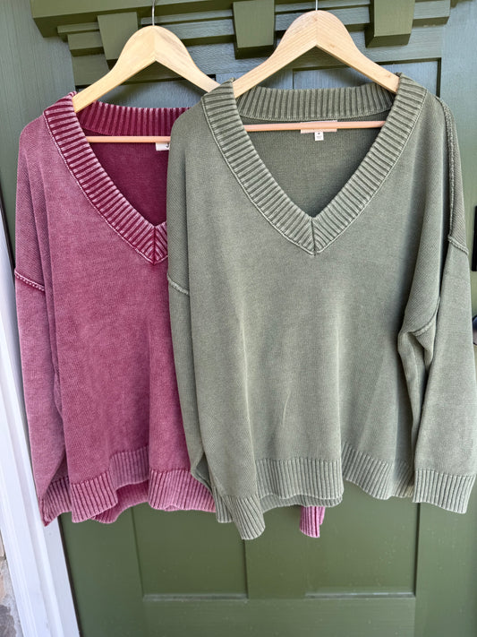 Calm & Cozy Sweater (2 Colors)