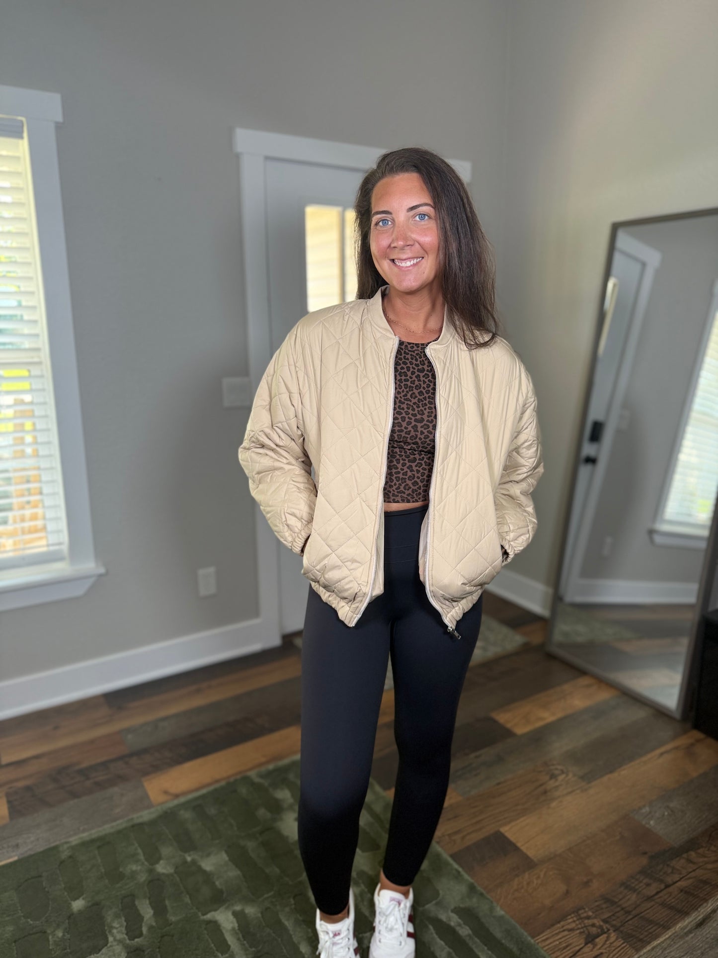 Everyday Quilted Bomber (2 Colors)