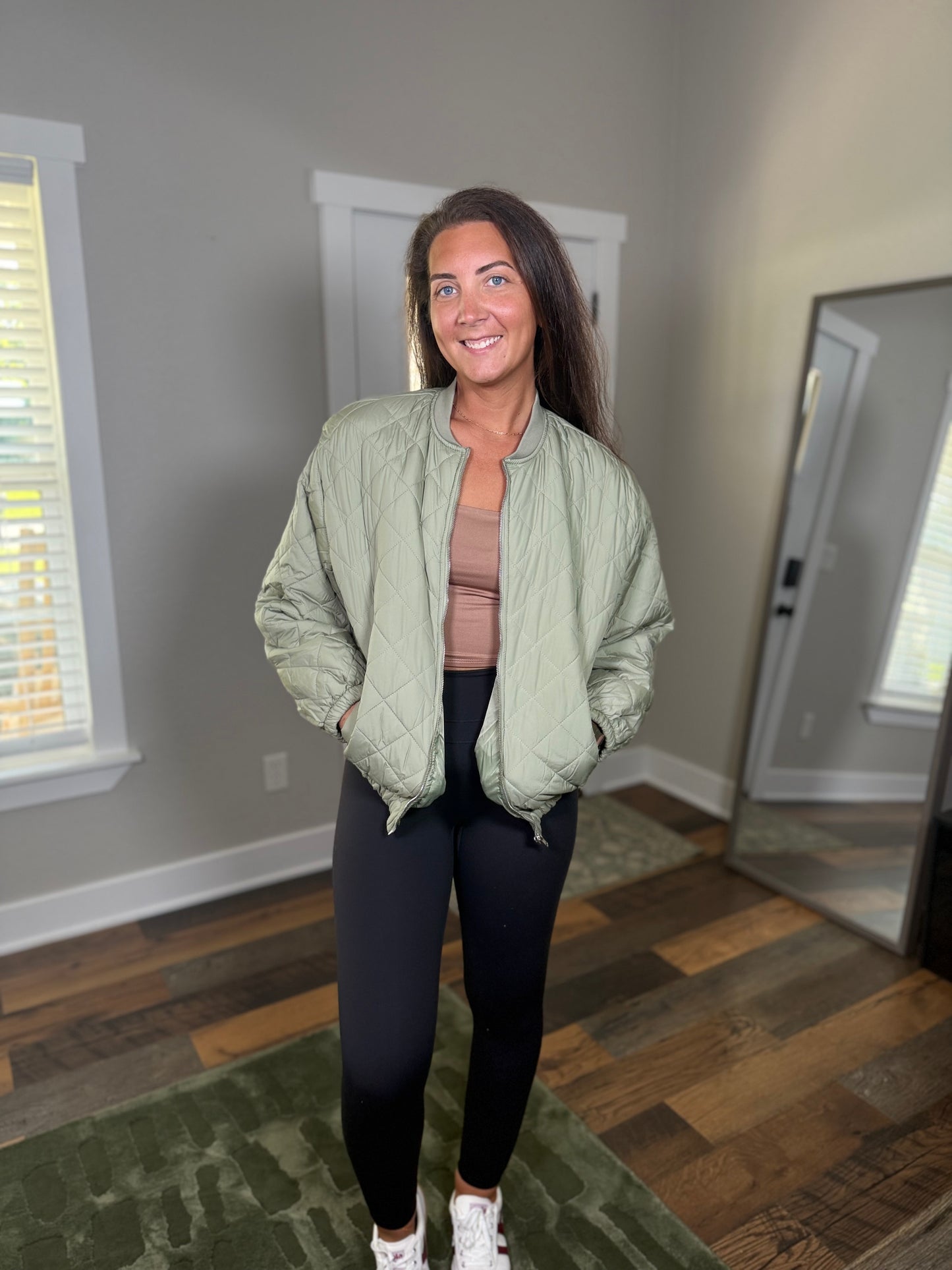 Everyday Quilted Bomber (2 Colors)