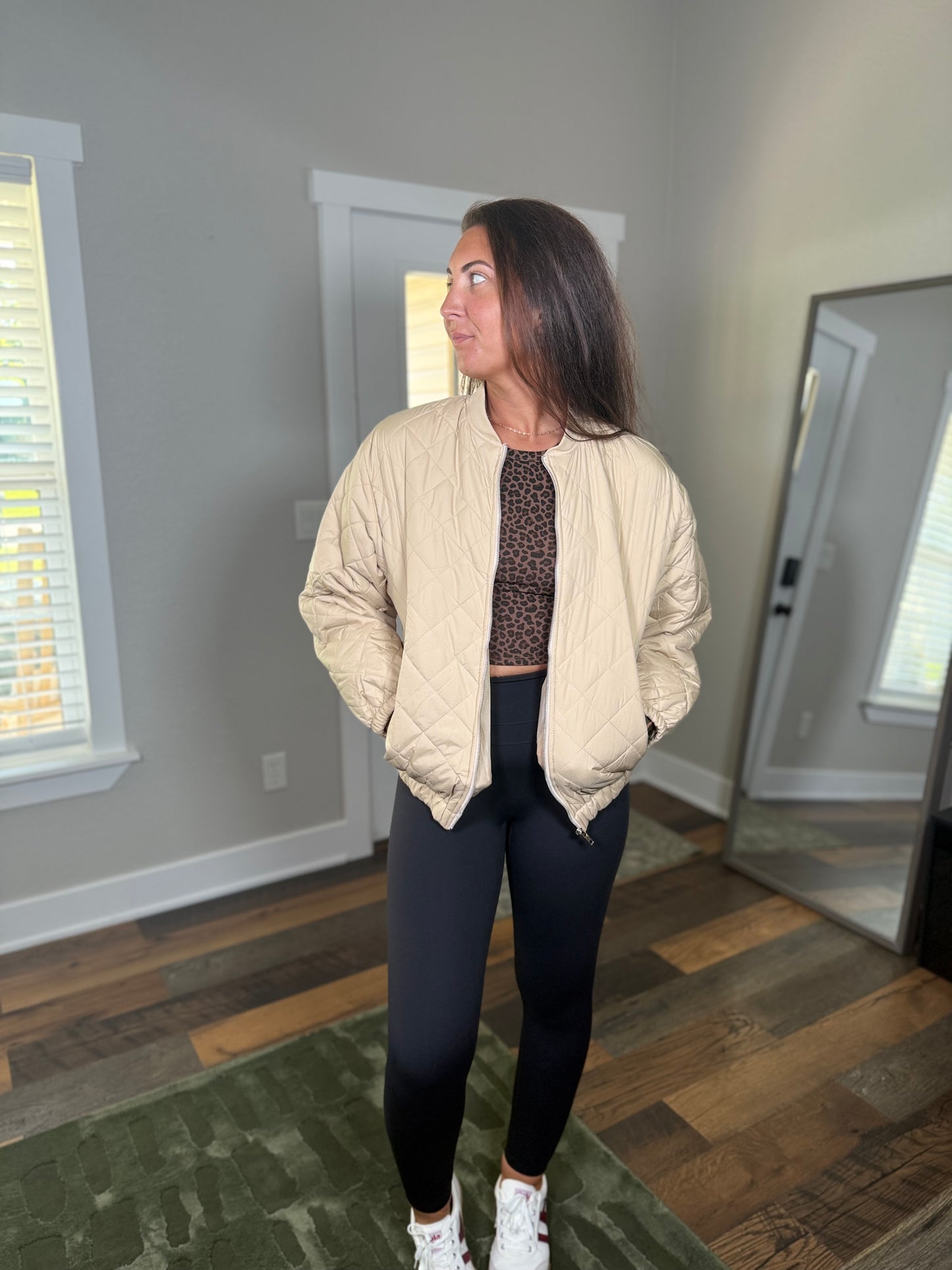 Everyday Quilted Bomber (2 Colors)