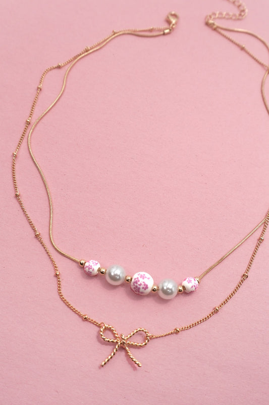 Bows & Blooms Necklace