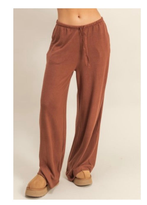 Tan lightweight sweatpants