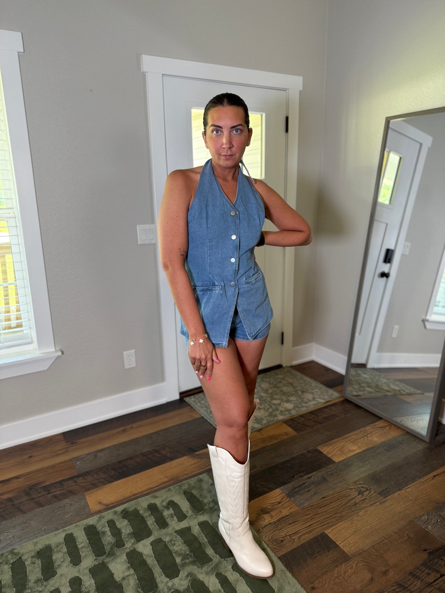 Denim Daze Romper