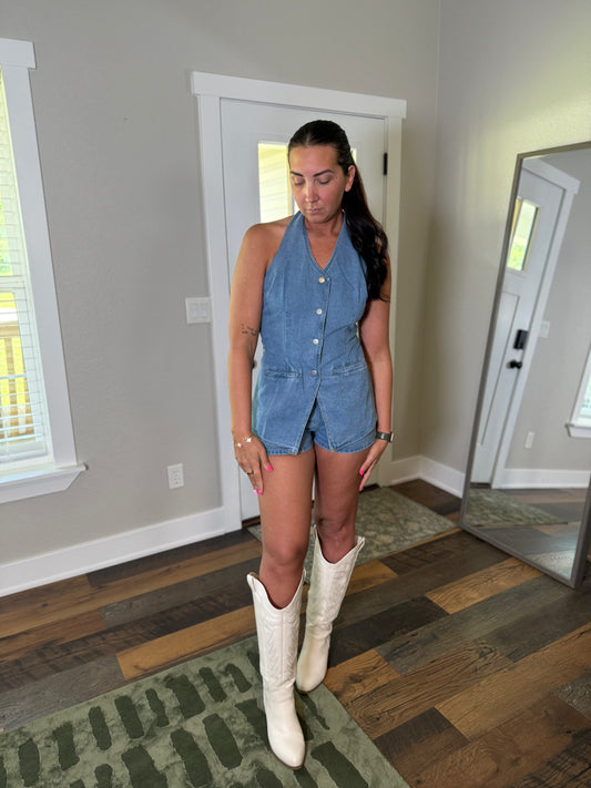 Denim Daze Romper