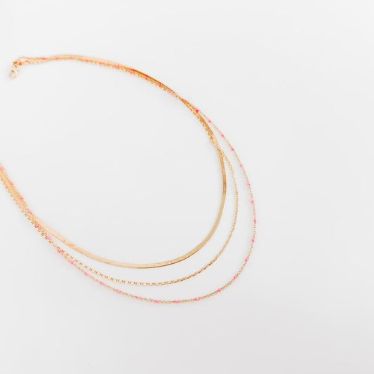 Pink Bloom Necklace